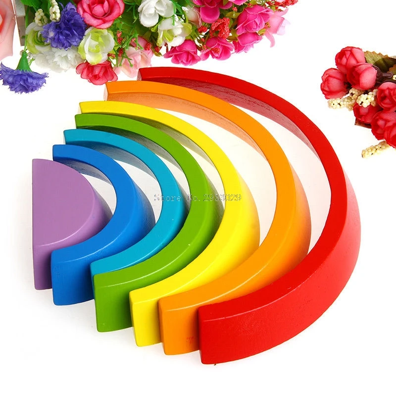 Blocos rainbow blocos de construção do Faixa Etária : 3 Anos de Idade