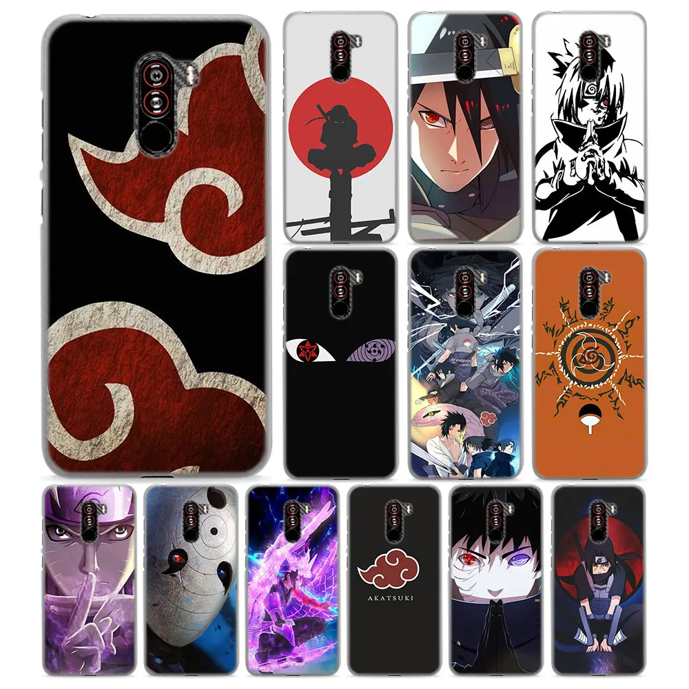 

Uchiha Sasuke Uzumaki Naruto for Pocophone F1(6.18 inch) Hard PC Phone case for Poco F1 mobile phone bag cover Fundas Coque