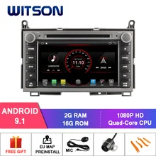 WITSON Android 9,1 автомобильное радио DVD gps для TOYOTA VENZA 2013 в автомобиль dvd-плеер зеркало навигатора Ссылка/4G/DVR/DAB/OBD/TPMS Поддержка