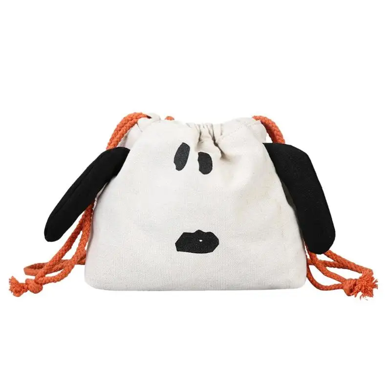 

Fashion Ladies Animal Dog Shaped Shoulder Bag Messenger Handbags Canvas Women Casual Drawstring Crossbody Bags Clutch Bolsas