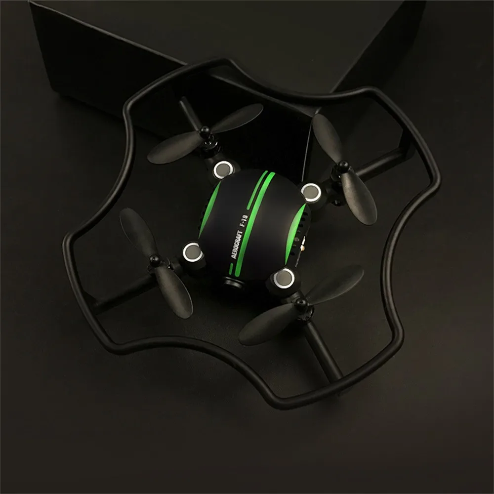 F19 мини-Квадрокоптер Дрон aitutude удерживающий умный голос 2,4G 4CH 6AXIS RC Квадрокоптер дропшиппинг