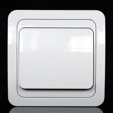 The European standard high quality 1-Gang single controlled wall switch has CE authentication