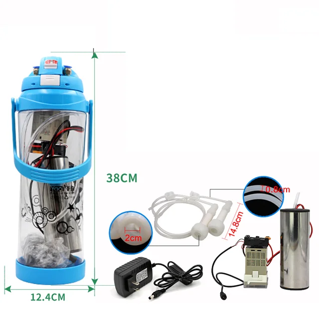 Trayeuse Chèvre Portable Machine à Traire Chèvre Jiawu - Électrique Portable 2L - Seau Inox - 5 Vitesses Matériel Traite Mouton Chèvre