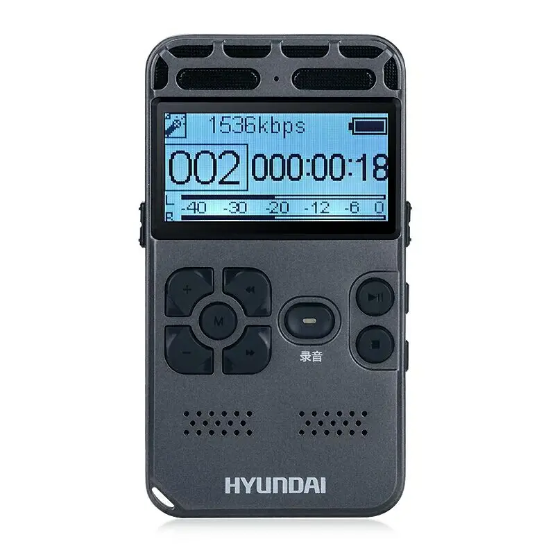 

Yescool E188 Portable Professional Voice Recorder Dictaphone Ultra-long Standby Time recording Noise Reduction Hifi MP3 Player