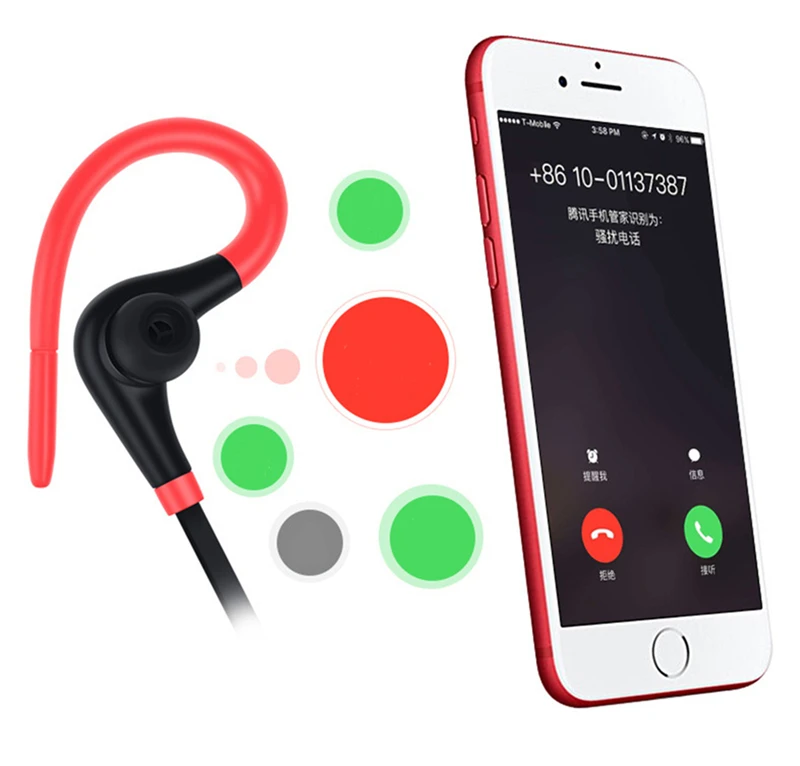 Bluetooth наушники беспроводные наушники спортивные мини громкой связи Bluetooth гарнитура с микрофоном Скрытые Наушники для IPhone всех смартфонов