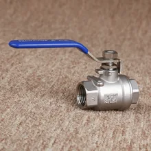 1/" 3/8" 1/" 3/4" " 1-1/4" 1-1/" 2 дюйма NPT внутренняя резьба полный порт шаровой кран из нержавеющей стали 304 шаровой кран с ручкой