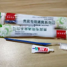 100 компл./лот отель туризма смешанные Цвет одноразовые Зубная щётка зубные пасты и товаров для мойки