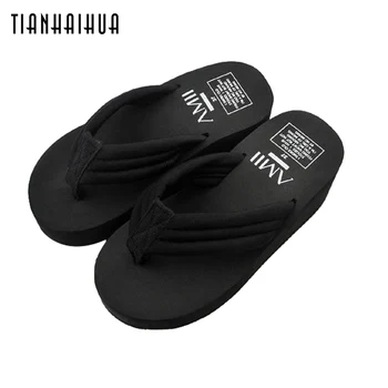 

Women Platform Sandals 2018 6CM Summer Shoes Wedge Flip Flops Sapato Feminino High Heel slippers Sandalias Plataforma Chanclas