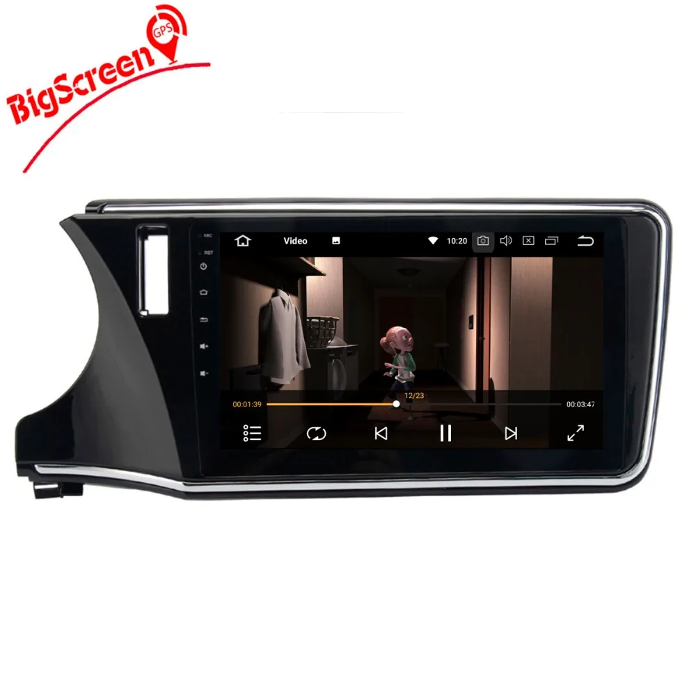 Clearance Newset Android8.0 Tesla style 8 Core 4GB RAM 32GB ROM Car No DVD Player GPS Navi For Honda city left 2015-2017 Unit Autoradio 5