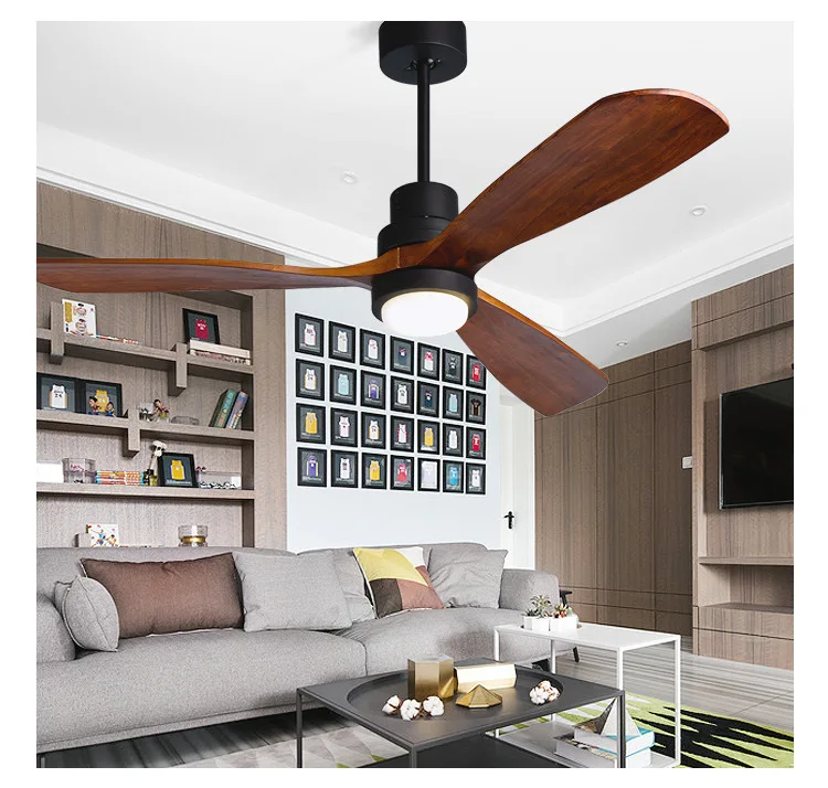 

Wooden Ceiling Fans Without Light Bedroom 110v/220v Ceiling Fan Wood Ceiling Fans With Lights Remote Control Ventilador De Teto