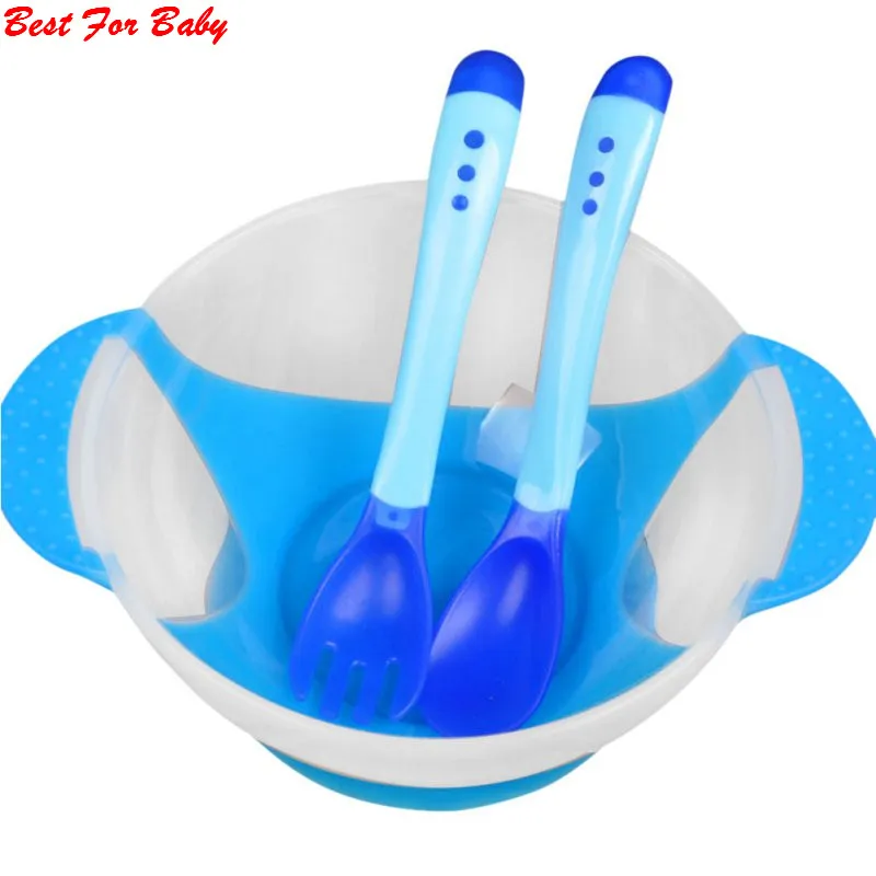 Baby Kids Children Suction Cup Bowl Slip resistant Tableware Set Sucker Bowl