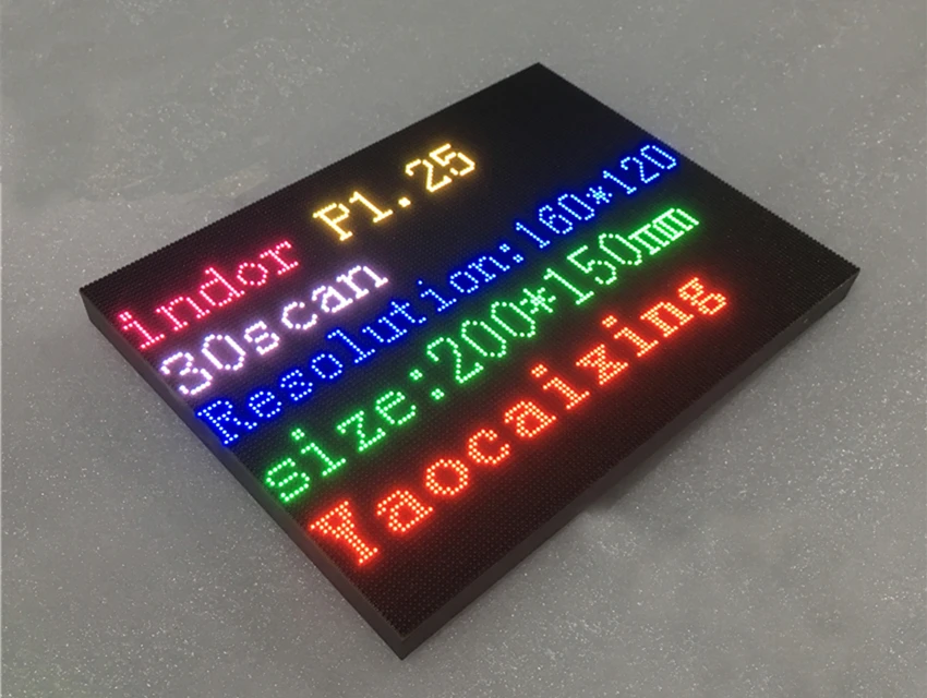 AliExpress самая маленькая точечная матрица smd p1.25 rgb пиксельные панели светодиодный дисплей модуль smd СВЕТОДИОДНЫЙ экран видео настенный цифровой дисплей