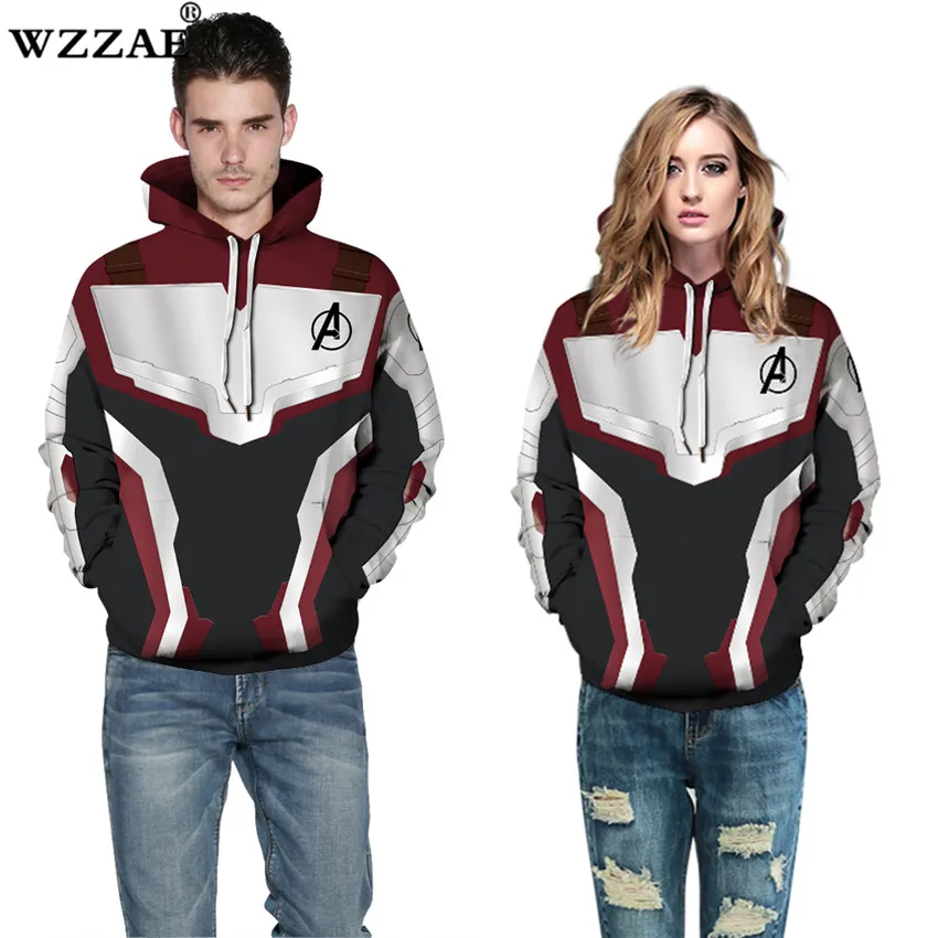 3D Marvel Sweatshirt Avengers Endgame Sweat Men Women Hip Pop Street Hoodies Hooded Harajuku Streetwear Punk Chic Clothes