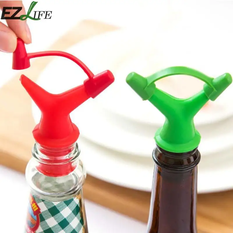 1 unid grande y pequeño agujero tapón de vino para verter salsa de soja herramientas de Cocina Utensilios de Cocina Gadgets Accesorios de Cocina