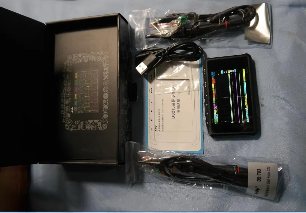 DS213 MINI DSO 4 канала 100 мс/с DSO213 Nano Quad карманный цифровой осциллограф| |