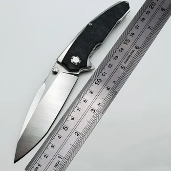 

JSSQ Tactical Folding Knife 9Cr18Mov Blade G10 Handle Hunting Camping Survival Pocket Knife Army Combat Outdoor Knives EDC Tools