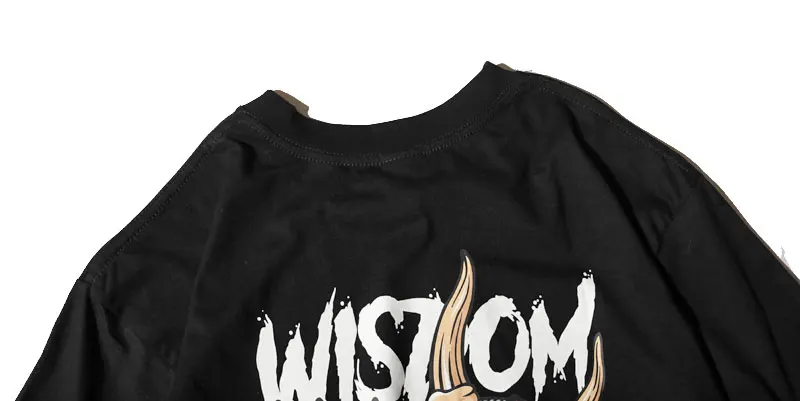 Evil Ghost Printed Tops Tee 6