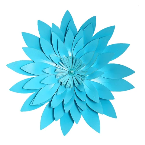 50cm Artificial Flower Multicolor 3D Paper Flowers Handmade DIY Craft for Wedding Home Party Decoration Wall Stickers 7A0921