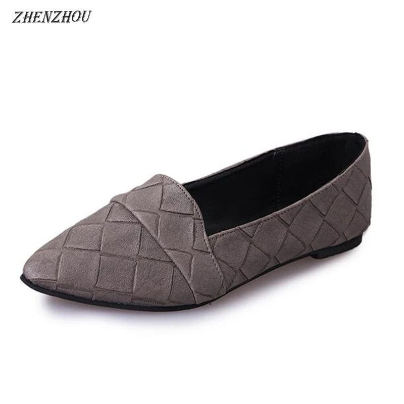 

Free shipping 2017 spring new light version flat low low point pointed single shoes work casual simple women's shoes