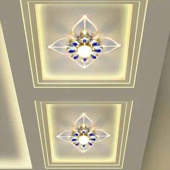 

Aisle LED Ceiling Lamp Corridor Crystal LED Down Light Modern Recessed Surface Mounted LED Ceiling Lights For Living Room