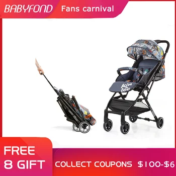 

Baby Stroller Lightweight Folding Small Neonatal Portable Children Trolley Can Sit Stroller to board an airplanee 2020 new