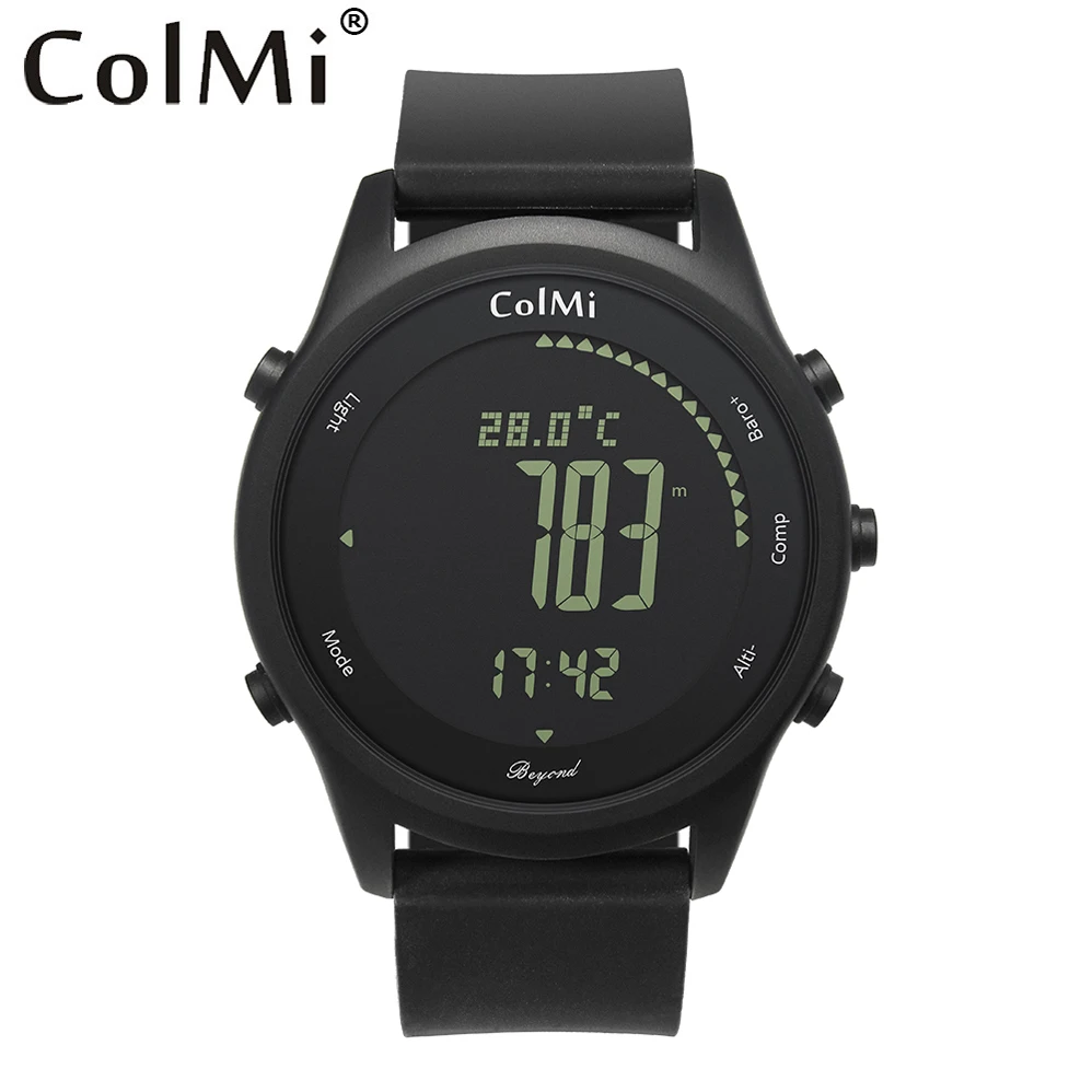 ColMi Smart Watch Beyond Ultra font b Slim b font Round Leather IP68 5ATM Waterproof Compass