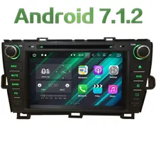 8” 2GB RAM Android 7.1 Quad Core 4G DAB+ Wifi Multimedia Car DVD Player Stereo Radio GPS Screen for Toyota Prius RHD 2009-2015