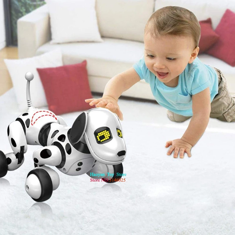

YANZCHILD RC Smart Dog Oldeagle RC Smart Dog Sing Dance Walking Remote Control Robot Dog Electronic Pet Kids Toy Dropshipping