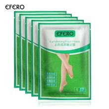 Efero пилинг ступней носки с масками для педикюр, пилинг маски для ног отшелушивающая маска для ног пилинг для ног Dead Skin 6 упаковок