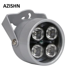 AZISHN CCTV LEDS 4 gama IR led iluminador luz infrarrojo IR impermeable visión nocturna CCTV Luz de relleno para cámara CCTV cámara ip