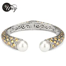2014 Hot Sale Brand DAVID cable brazalete de perlas de dragón patrón brazalete de mujer moda joyería