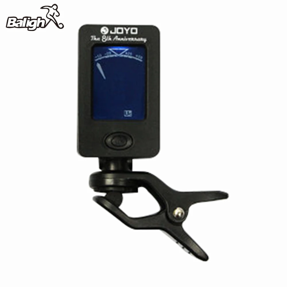 

360 Degree Rotatable JOYO Guitar Bass Tuner JT-01 Mini LCD Clip-on Guitar Tuners Machines Violin Ukulele