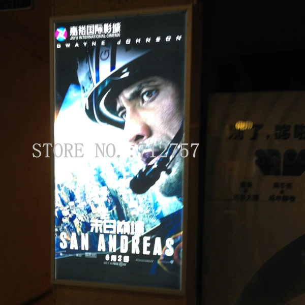 Led Backlit Movie Poster Frames Snap Open Aluminum Frame Movie Poster Lightbox Frame Application B1 Vitaminb1 Size Aliexpress