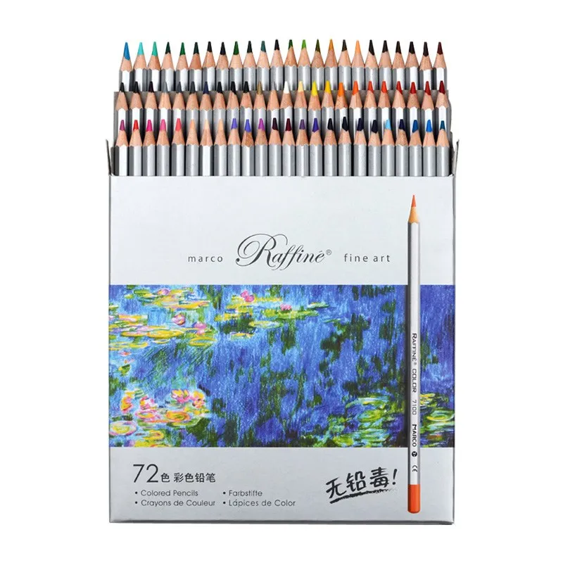 

Oily Professional Art Colour Pencils 72 Colors Drawing Sketches Plainting Colour Pencil For School Children's Art Supplies