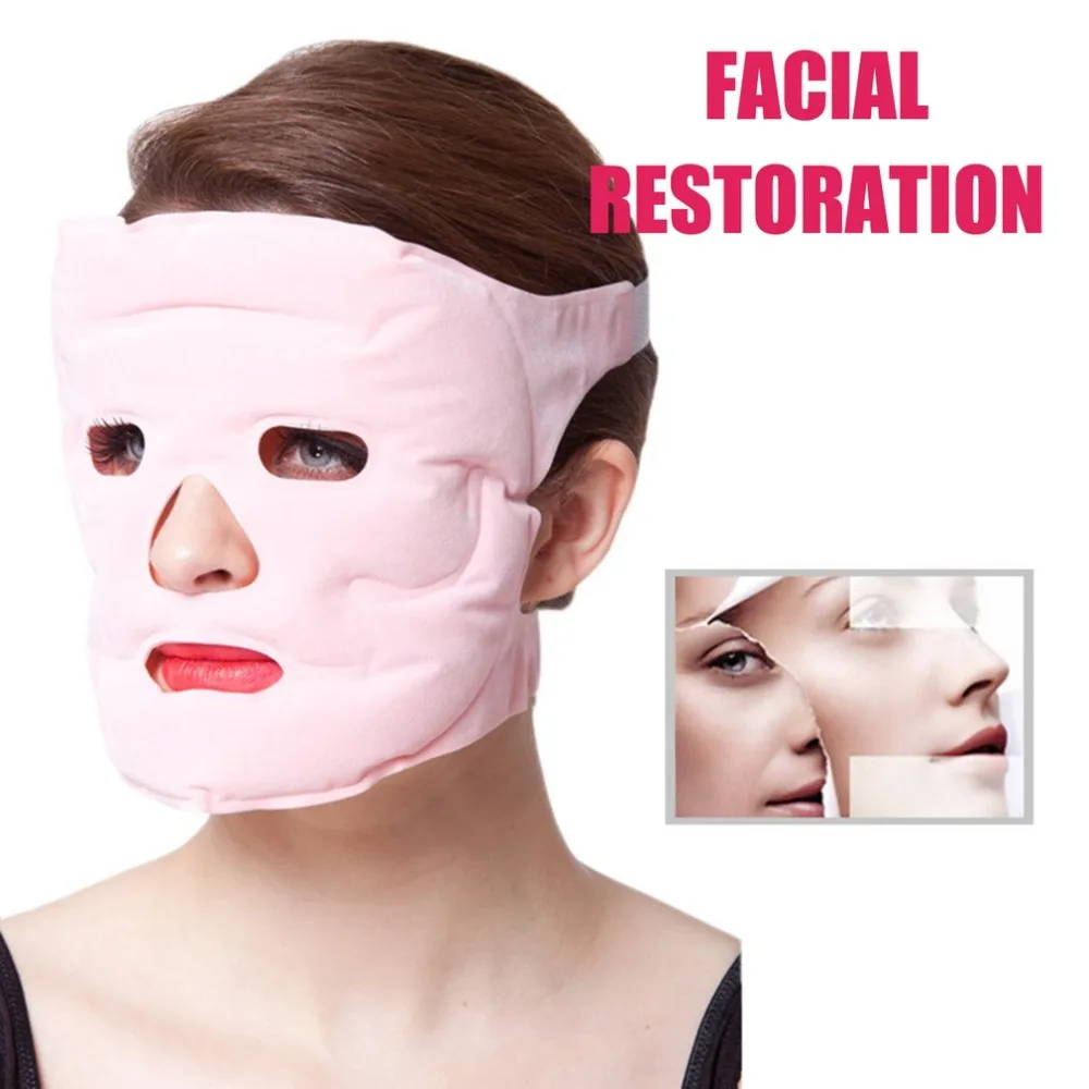 Удобные Красота Подтяжка лица маска турмалин магнитотерапия массаж против морщин увлажняющий здравоохранения маска