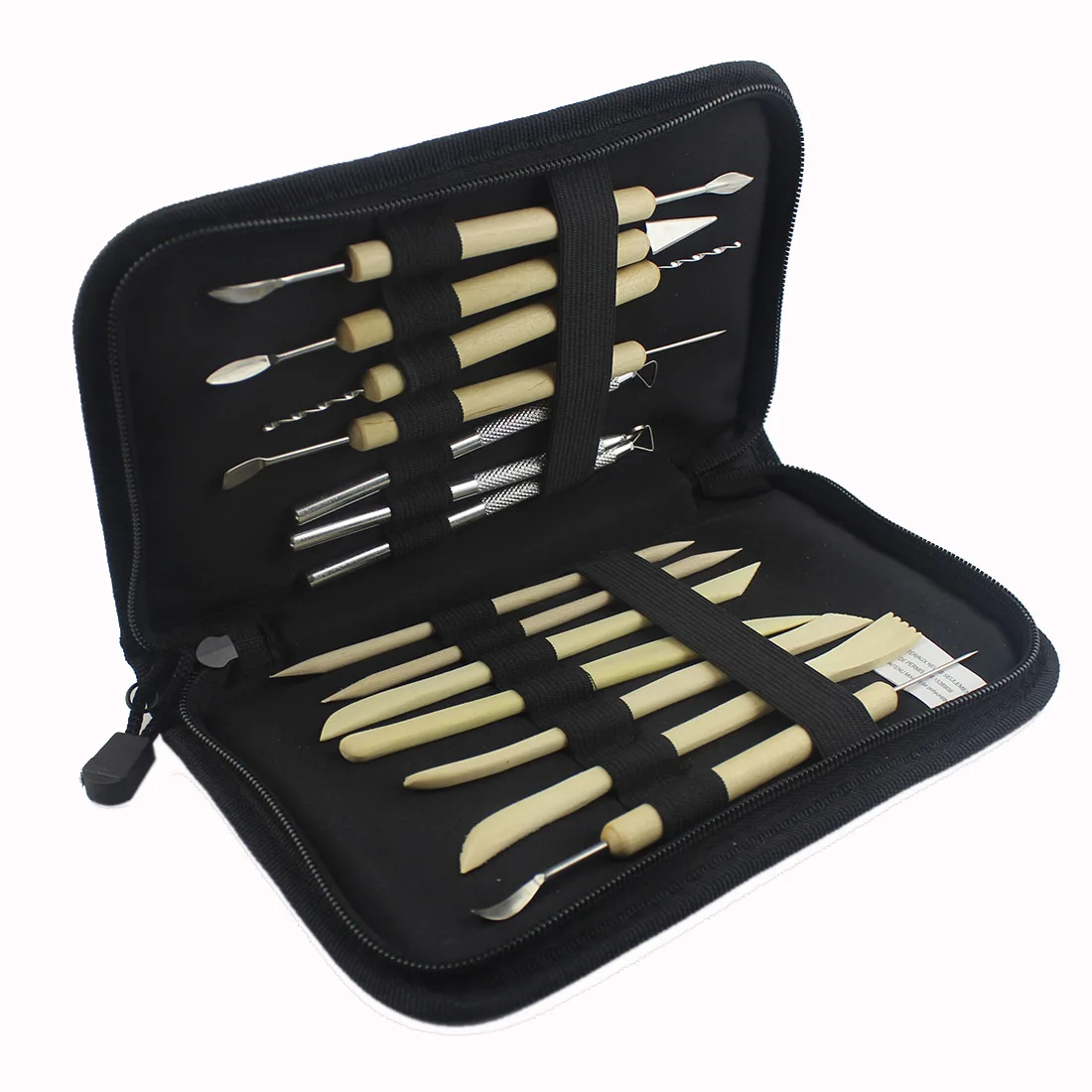 Excellent Quality 14pcs Wooden Metal Pottery Clay Molding Sculpture