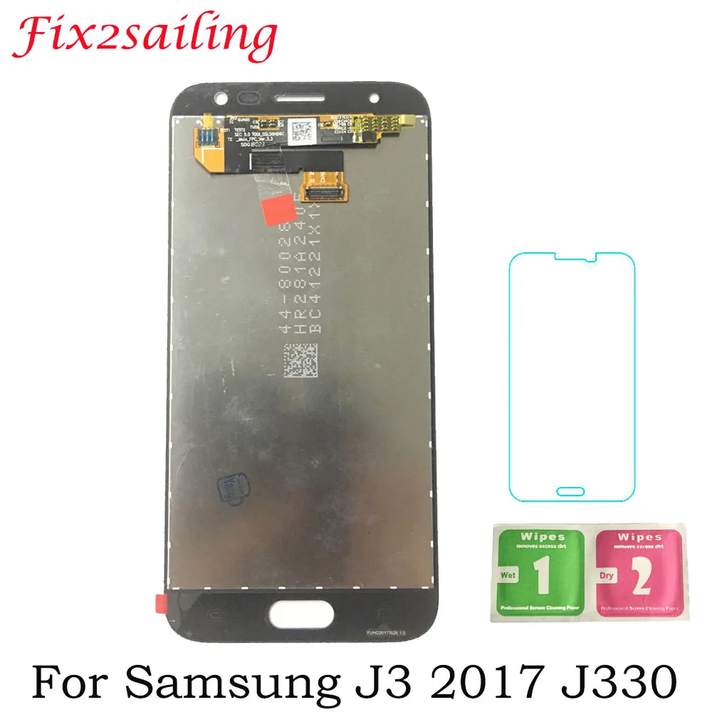 

Amoled New LCDS For Samsung Galaxy J3 2017 J330 J3 Pro J330F J330G LCD Display + Touch Screen Digitizer Assembly Free Shipping