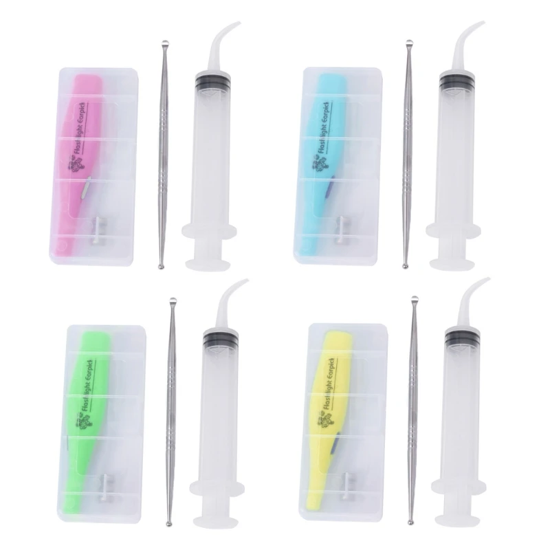 

Tonsil Stone Remover Tool Kit With LED Light Box + Irrigation Syringe + Premium Tool