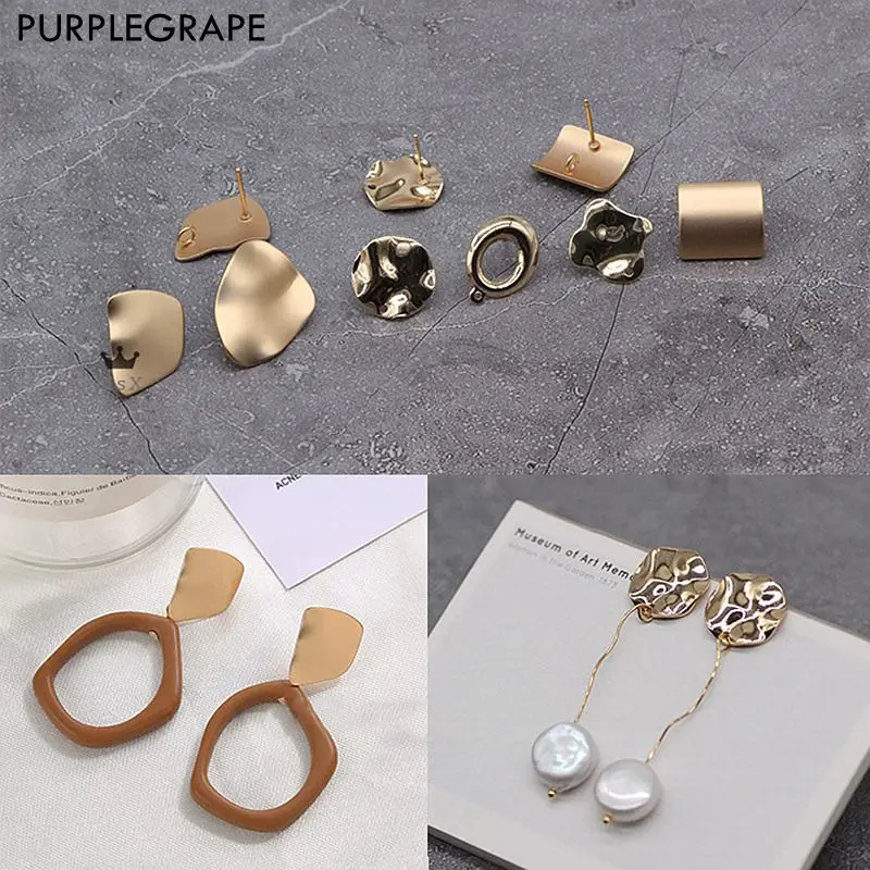 Asian Gold Cultured Pearl Earring - OKOKOSTUDIO.COM