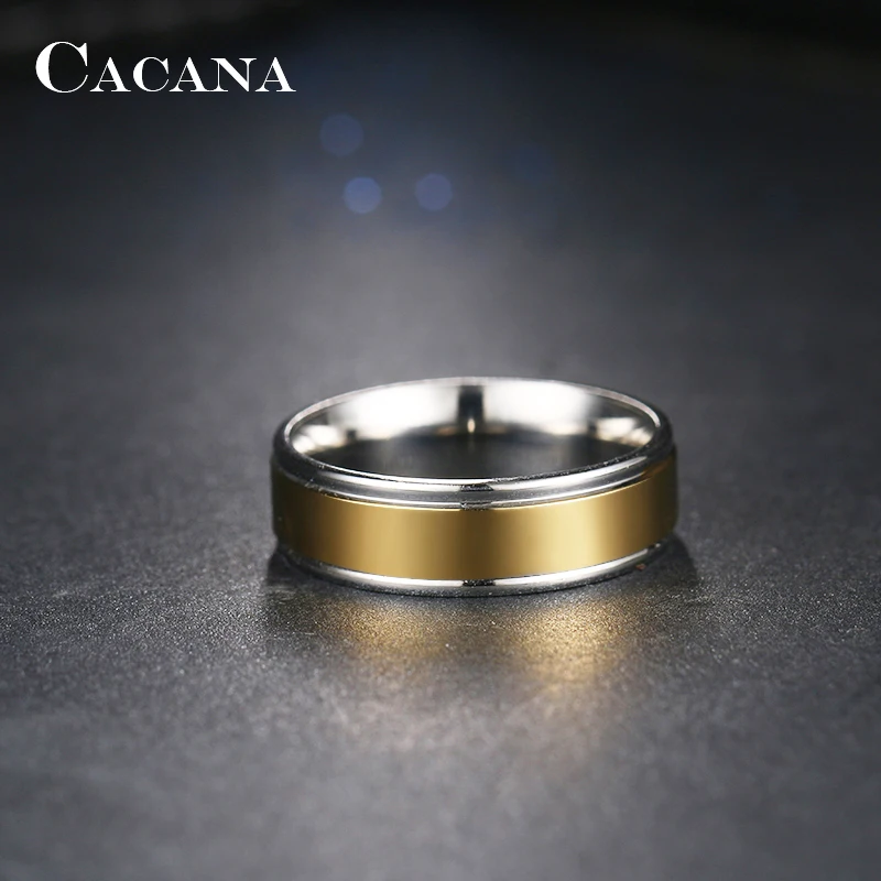 Какана кольца из нержавеющей стали для женщин Трендовое обручальное кольцо персонализированные пользовательские ювелирные изделия оптом R200