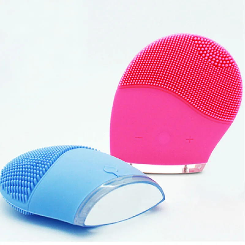 Electric Face Cleanser Ultrasonic Pore Clean Soft Silicone Cleansing