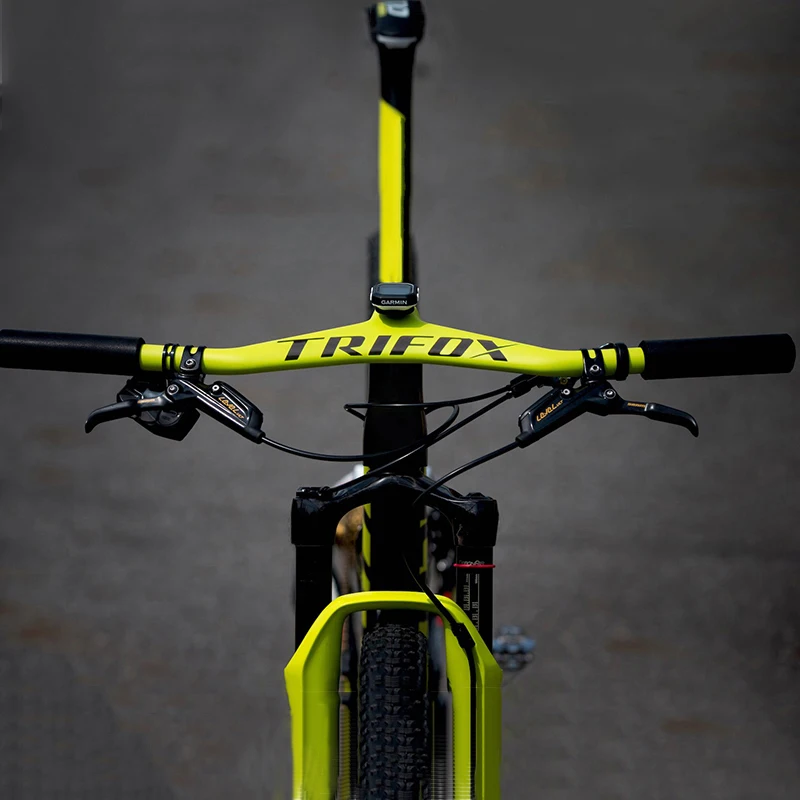 TRIFOX Full Carbon MTB руль 17 градусов горный велосипед подъемный со стволом 80/90/100 мм UD