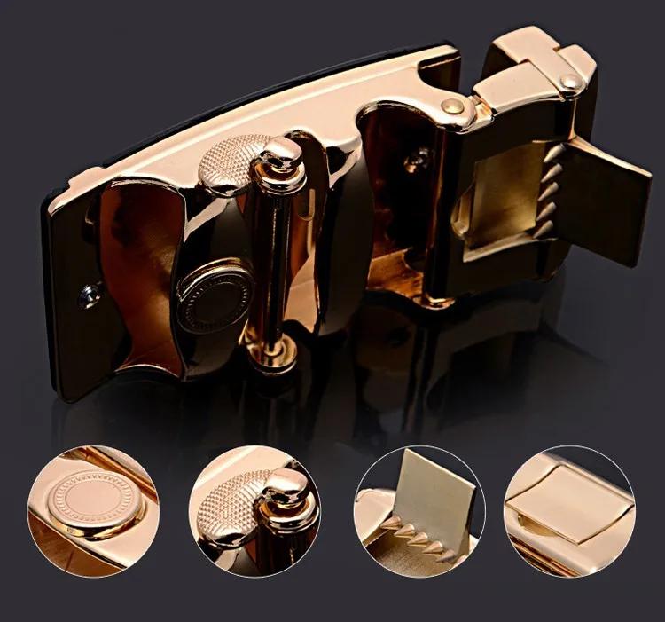 best belts for men [DWTS]Men Belts Metal Automatic Buckle Brand High Quality Belts for Men Famous Brand Luxury Work Business Strap holeless belt
