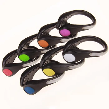 

1Pcs Useful Outdoor Tool LED Luminous Shoe Clip Light Night Safety Warning LED Bright Flash Light For Running Cycling Bike