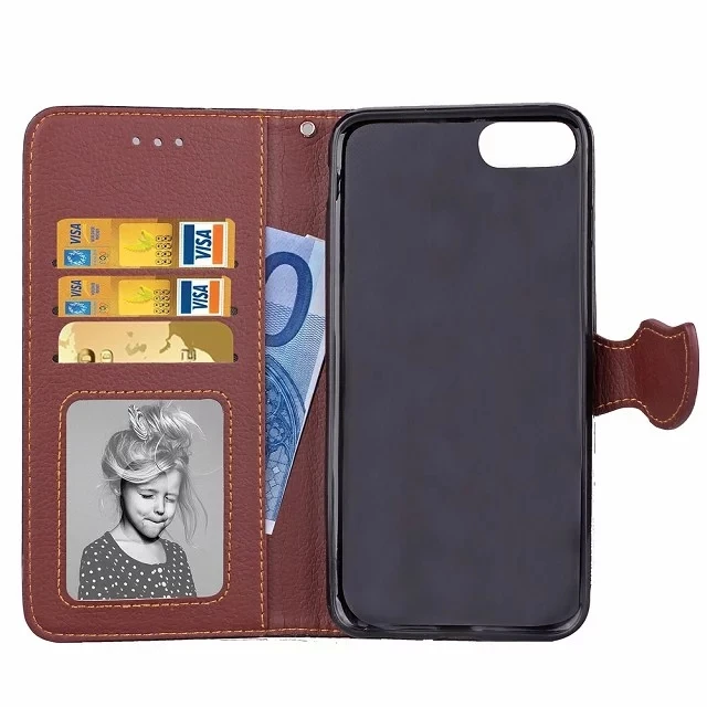 Для SAMSUNG GALAXY J7 2016/J710 Мягкий Силиконовый + PU Кожи Ремешок Флип Case Galaxy Стенд Слот Карт