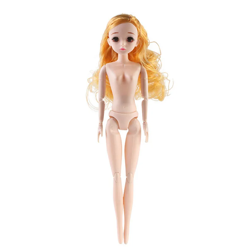 

1:6 Scale 30cm 20 Movable Jointed Doll Toys 3D Eyes Eyelashes Doll Head Agile Body Long Hair Doll Toy For Girls