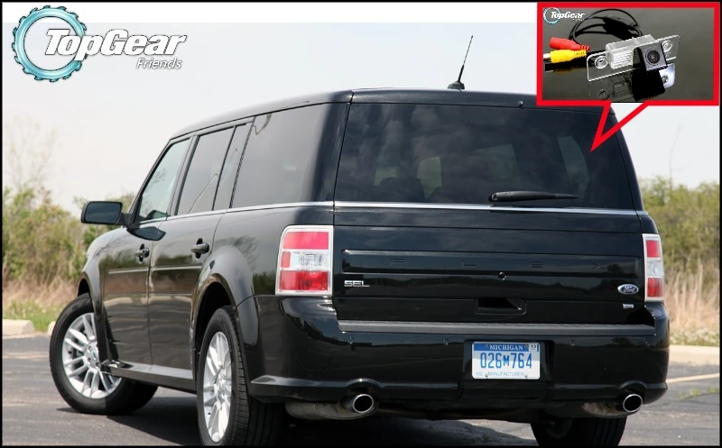 

Car Camera For Ford Flex 2009~2014 High Quality Rear View Back Up Camera For TOPGEAR Friends | CCD + RCA