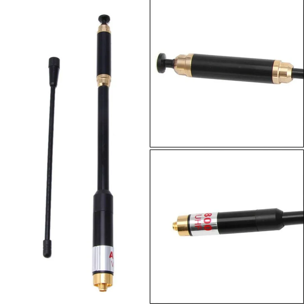 Harvest AL-800 Dual Band 144/430MHz SMA-Female Telescopic Antenna AL800 for WOUXUN TYT HYT BAOFENG BF-888S UV-5R Radio Harvest AL-800 Dual Band 144/430MHz SMA-Female Telescopic Antenna AL800 for WOUXUN TYT HYT BAOFENG BF-888S UV-5R Radio