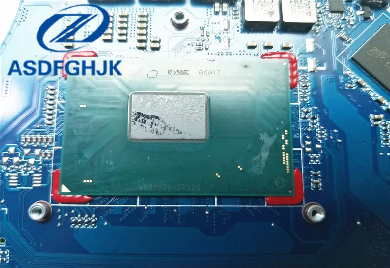 اللوحة المحمول DAG37DMBAD0 G37D لإتش بي بافيليون 17-AB 17-W سلسلة اللوحة 915550-601 مع 1050Ti 4 جيجابايت i7-7700H