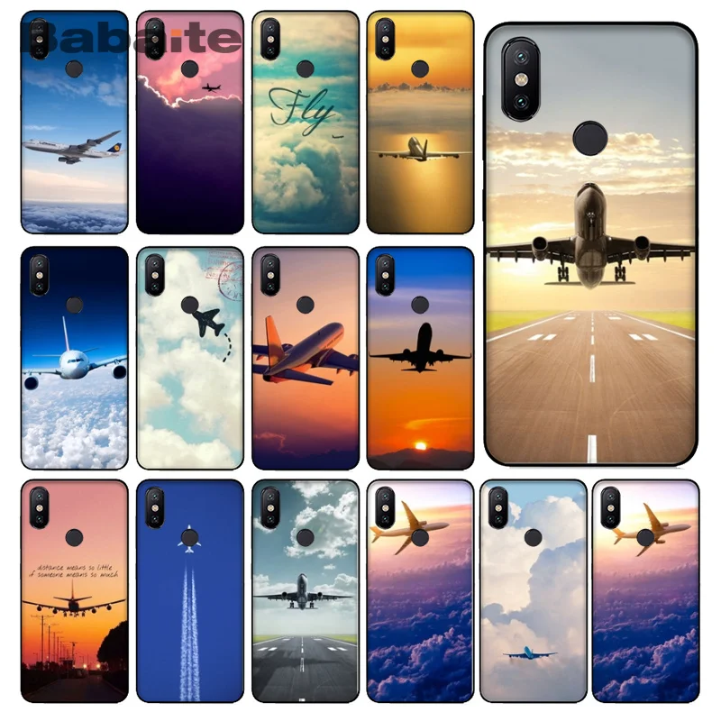 

Air plane DIY Luxury High-end Protector Case For Xiaomi Max2 Max3 Note2 Note3 MI6 MI8 Redmi Note5 Redmi5